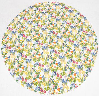 Josef Frank, a linen tablecloth,  "Svenska vårblommor",  Svenskt Tenn.