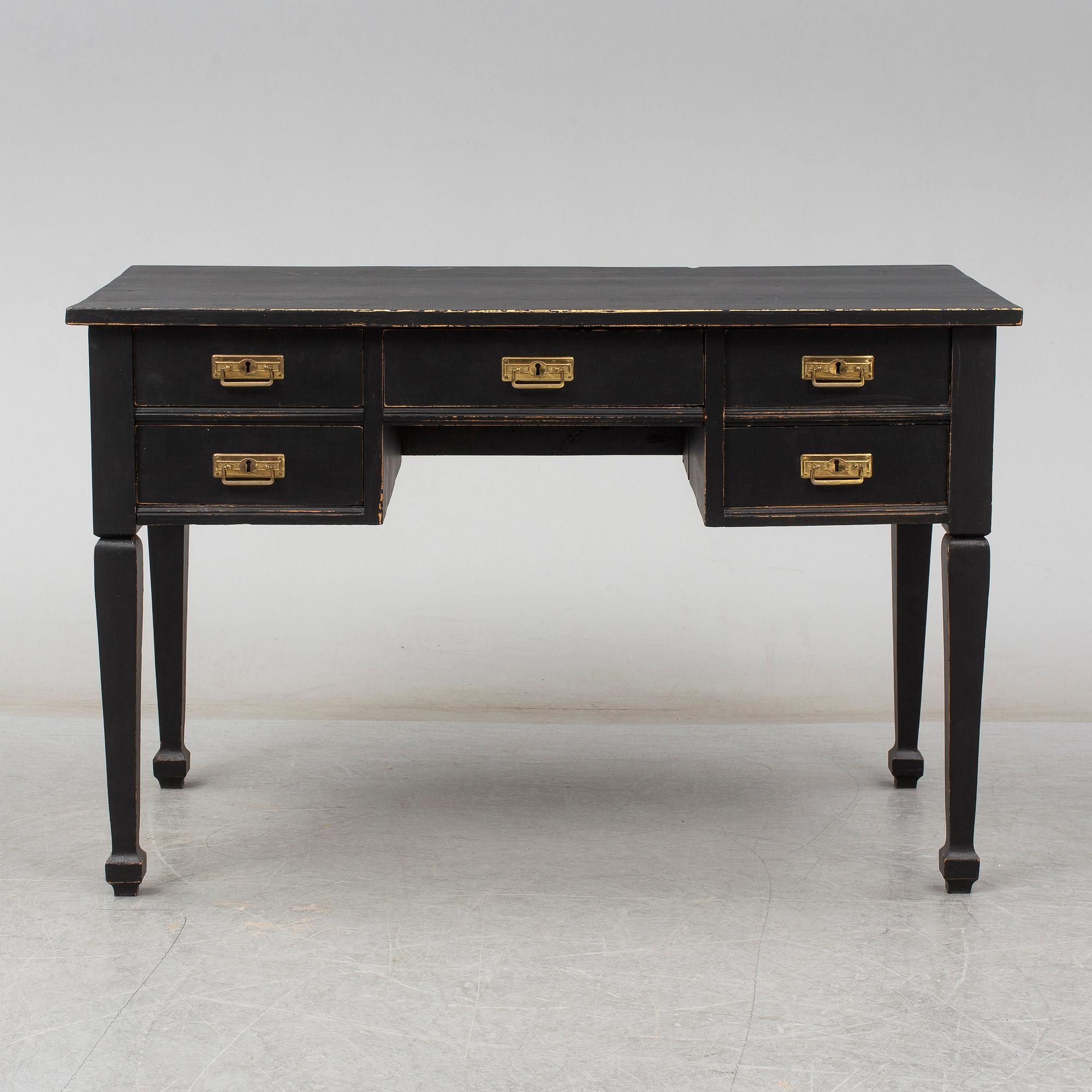 An early 20th century writing desk.