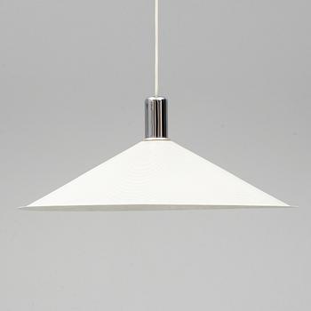 BÖRGE LINDAU & BO LINDECRANTZ, a table lamp and a ceiling lamp, Zero, 1980's.