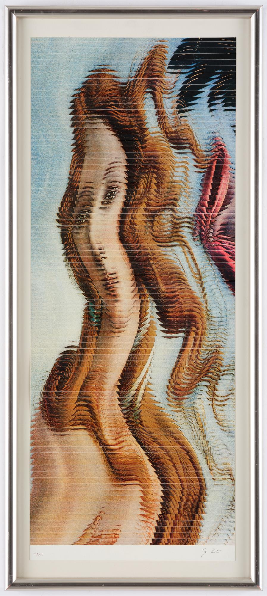 Jiri Kolár, Venus after Botticelli from: "Hommage aux Prix Nobel" (The Nobel Prize Portfolio).