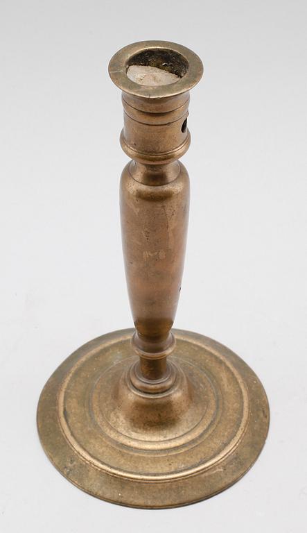 LJUSSTAKE, mässing, 1500-tal.