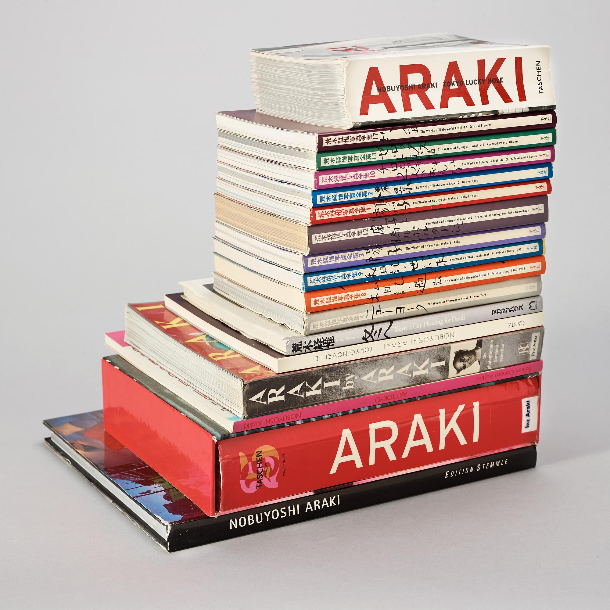 Photo books, 17, Nobuyoshi Araki.