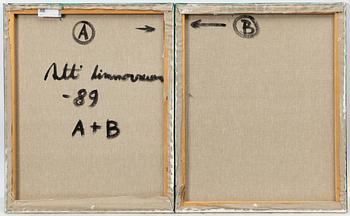 Antti Linnovaara, Untitled, diptych.