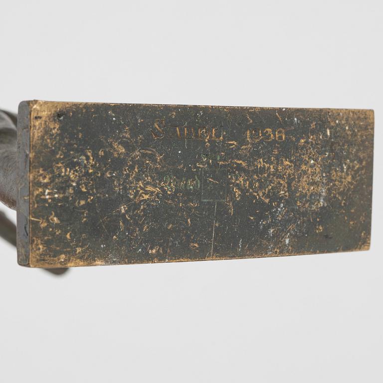 Stig Blomberg, a bronze sculpture, signed.