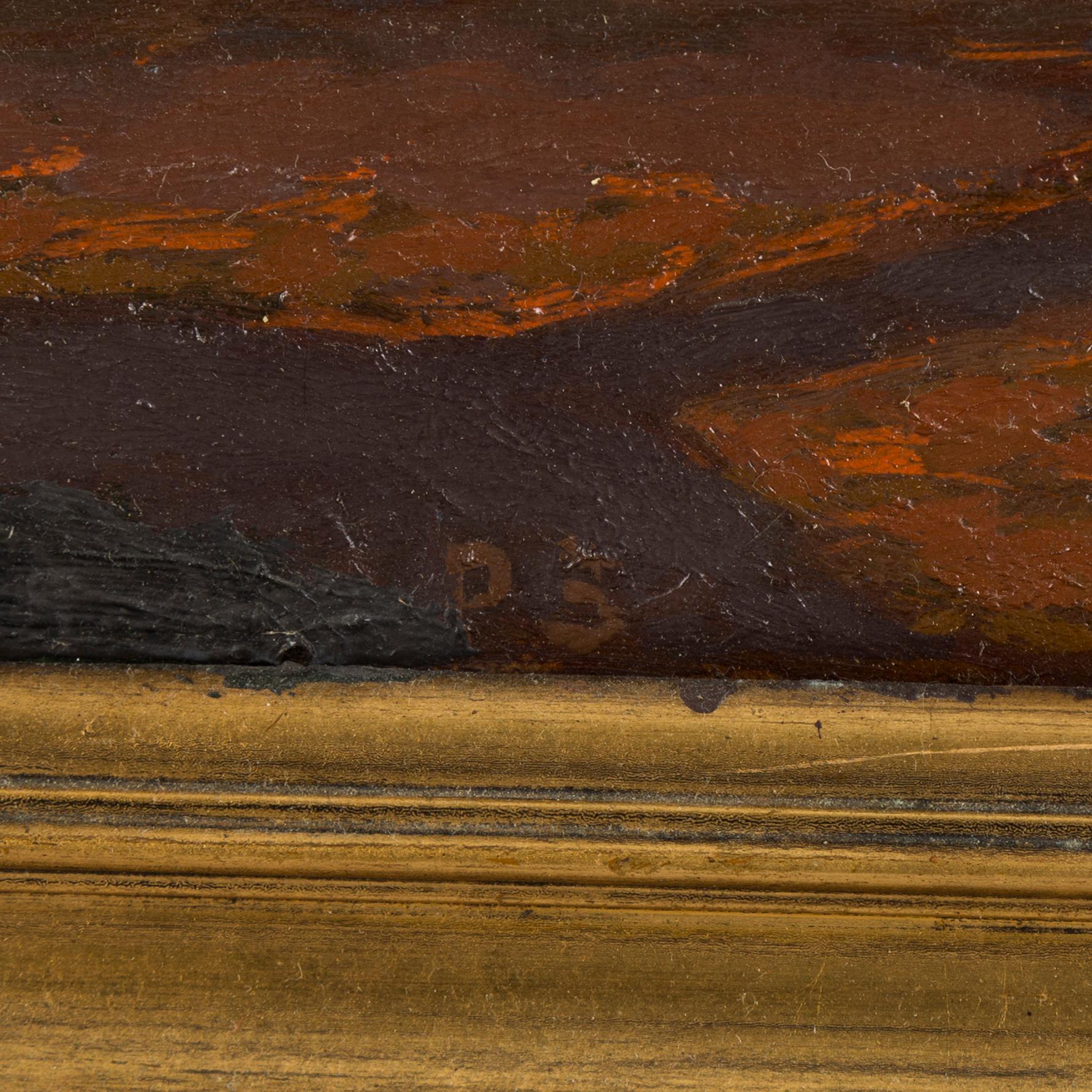 PELLE SWEDLUND, oil on panel, signed.