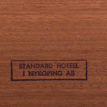 KERSTIN HÖRLIN-HOLMQUIST,  pair of mahogany bedside tables from Nordiska Kompaniet.