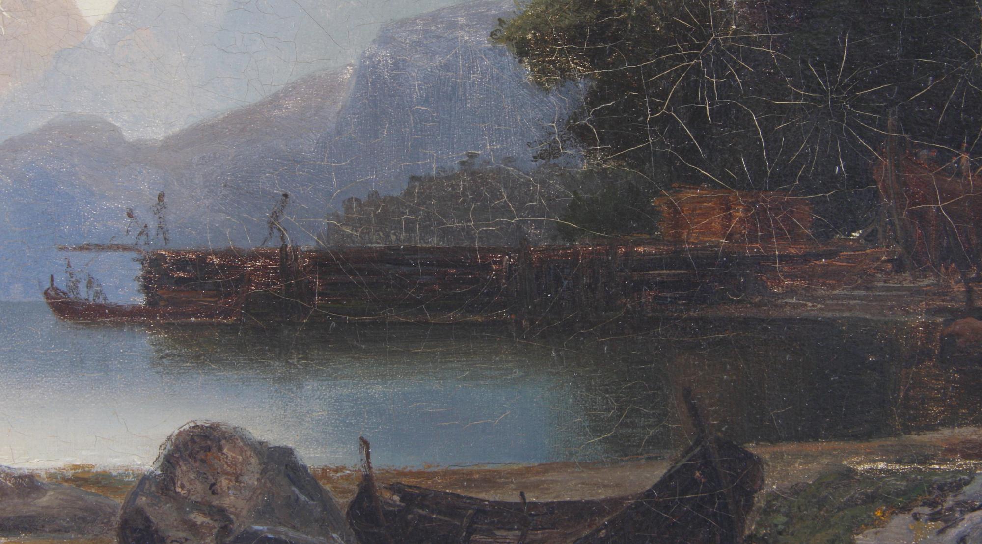 BODOM, ERIK, tillskriven. Olja på duk, sign o dat 1851.