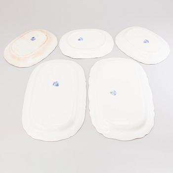 MATSERVIS, 70 delar, flintgods, "Deva", Minton, England 1800-talets slut.