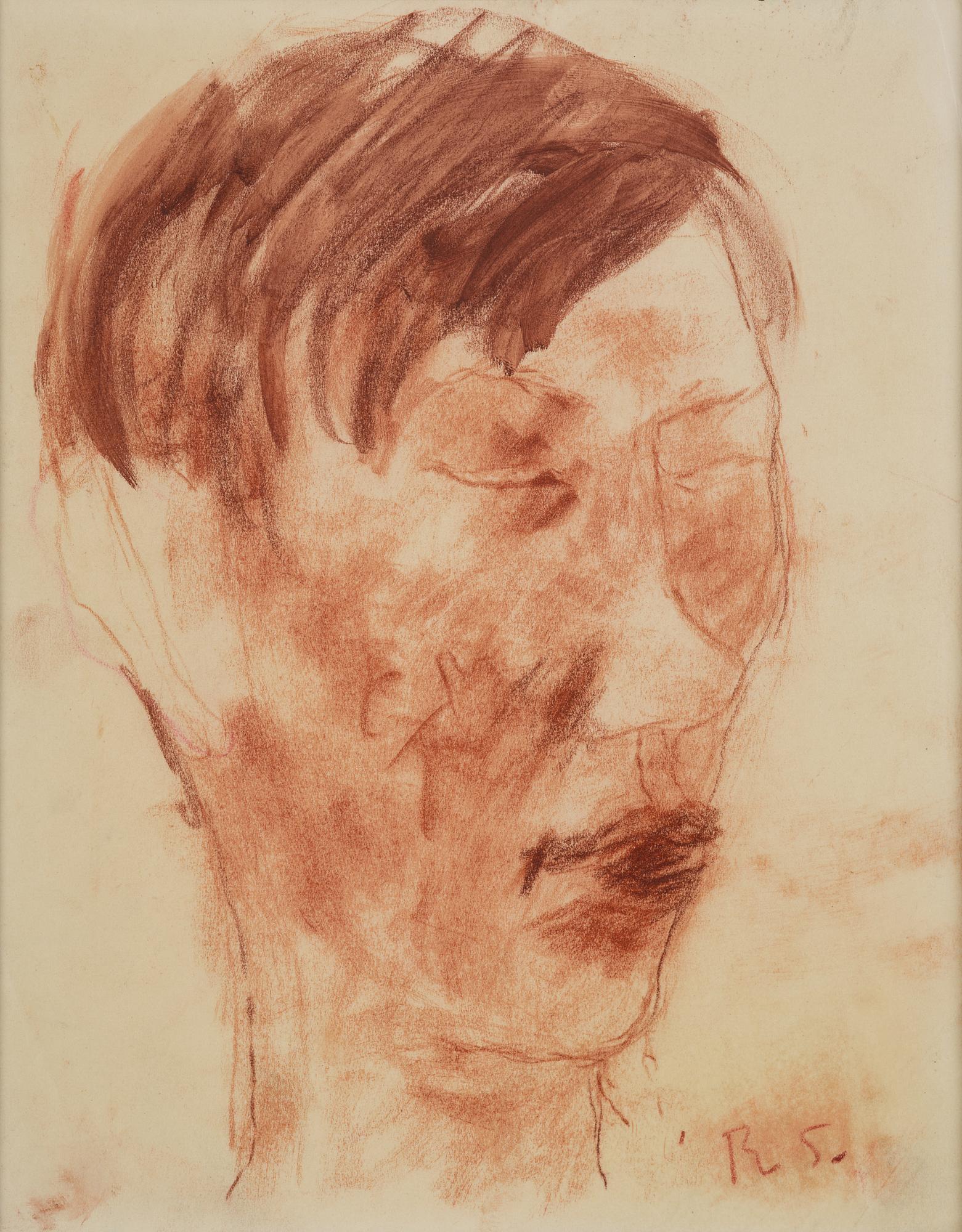 Ragnar Sandberg, Self-Portrait.