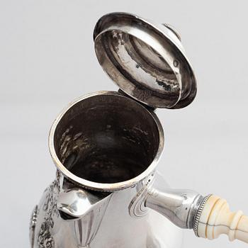 A French silver jug, mark of Jean-Pierre Nicolas Bibron, Paris (active circa 1798-1809).