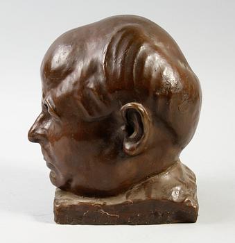SKULPTUR, brons, Snista, sign,1900-tal.