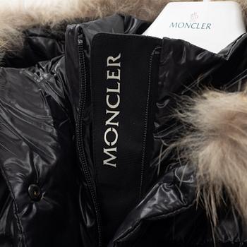 Moncler, dunjacka, "Bever", storlek 2. PÄLS, ÅTER KUND.