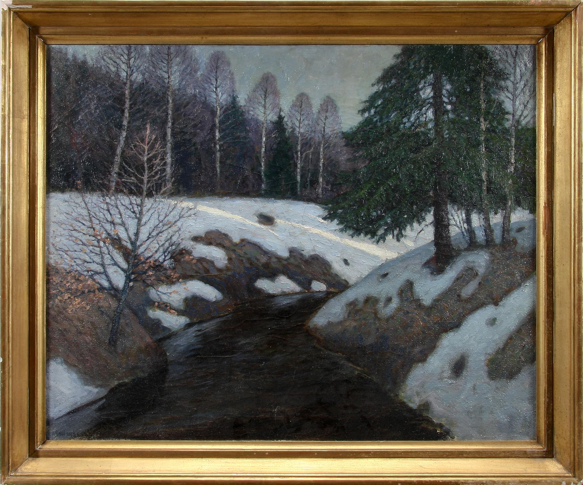 PER AUGUST SUNDBERG, olja på duk, sign.