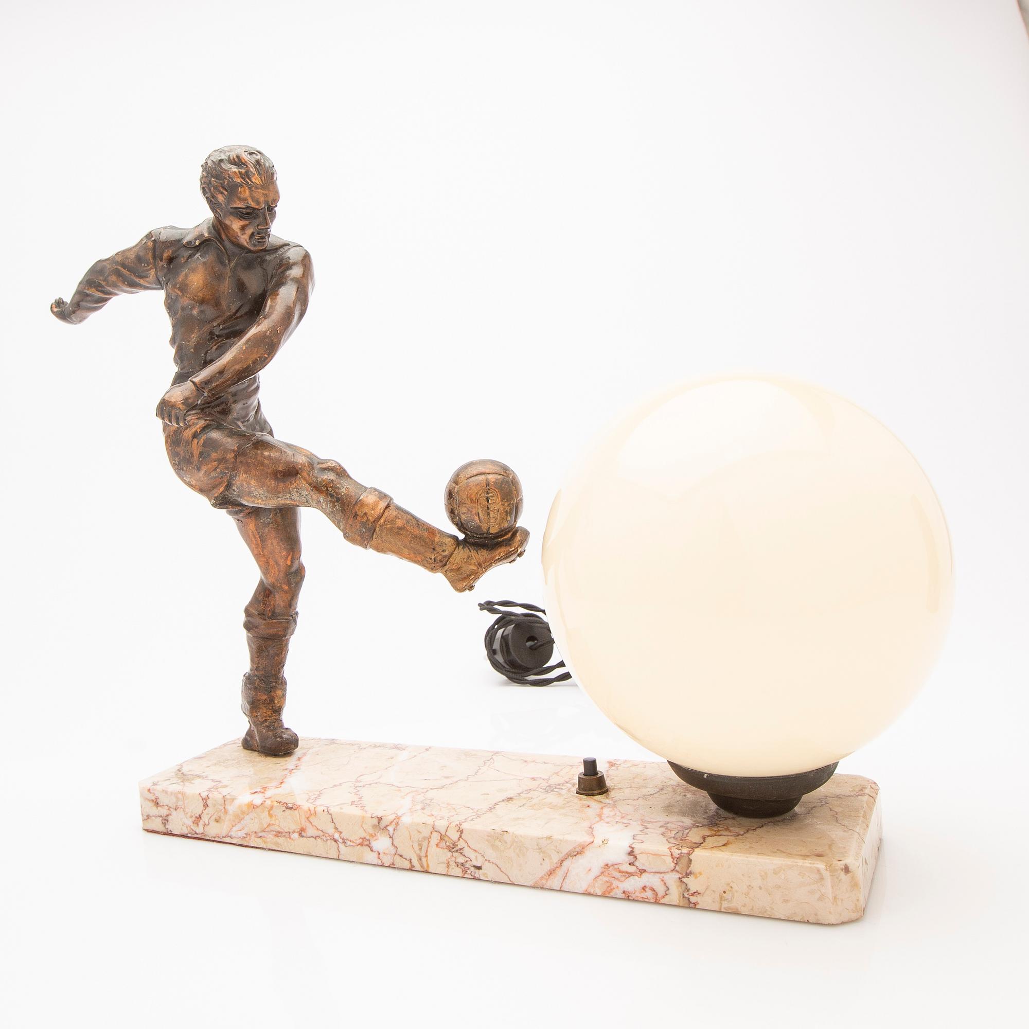 Table lamp, 20th century.