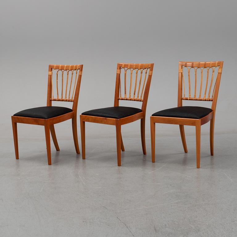 Josef Frank, stolar 6 st, modell 1165, Firma Svenskt Tenn.