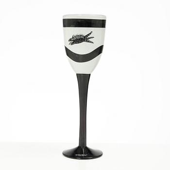 Ulrica Hydman-Vallien, vinglas, 7 st, Kosta Boda.