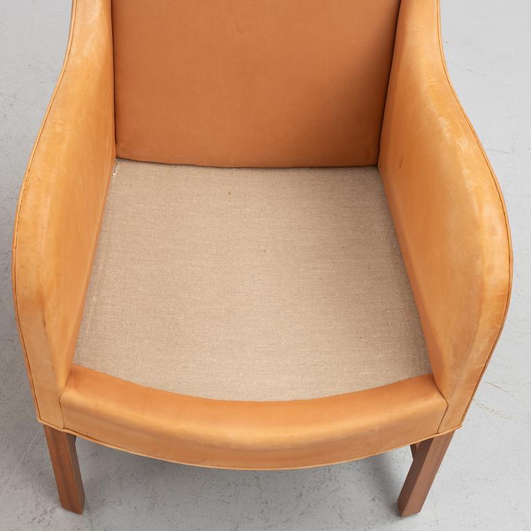 Kaare Klint & Edvard Kindt-Larsen, a pair of model "Mix 4396" armchairs, Rud Rasmussen, Demark.