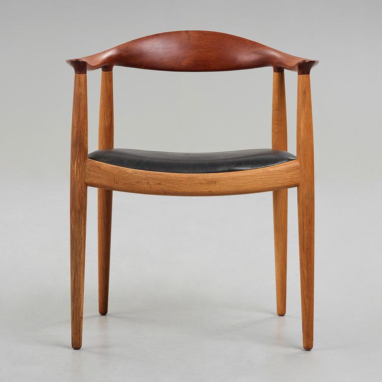 HANS J WEGNER, "The Chair", model "JH 503", Johannes Hansen, Denmark 1950's.