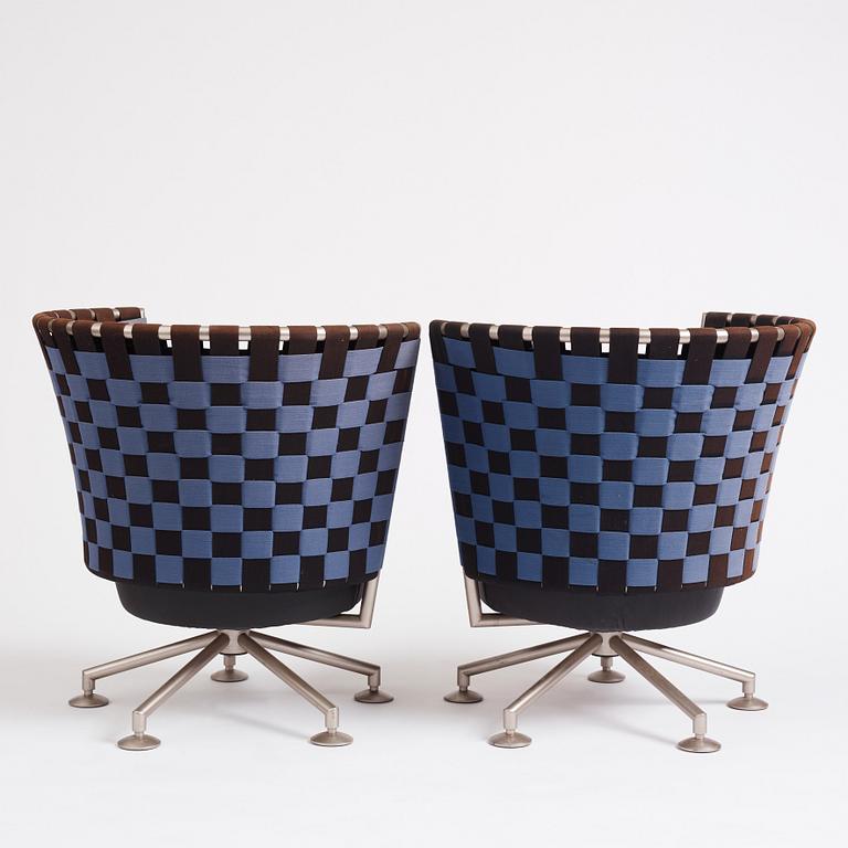 Peter Maly, a pair of easy chairs, 'Circo', COR Germany, post 1998.