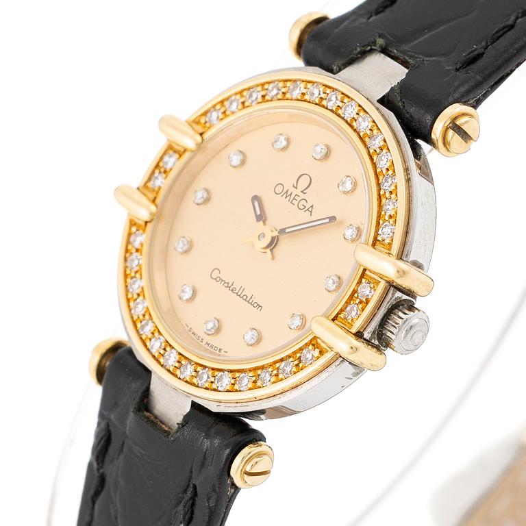 Omega, Constellation, wristwatch, 22,5 mm.