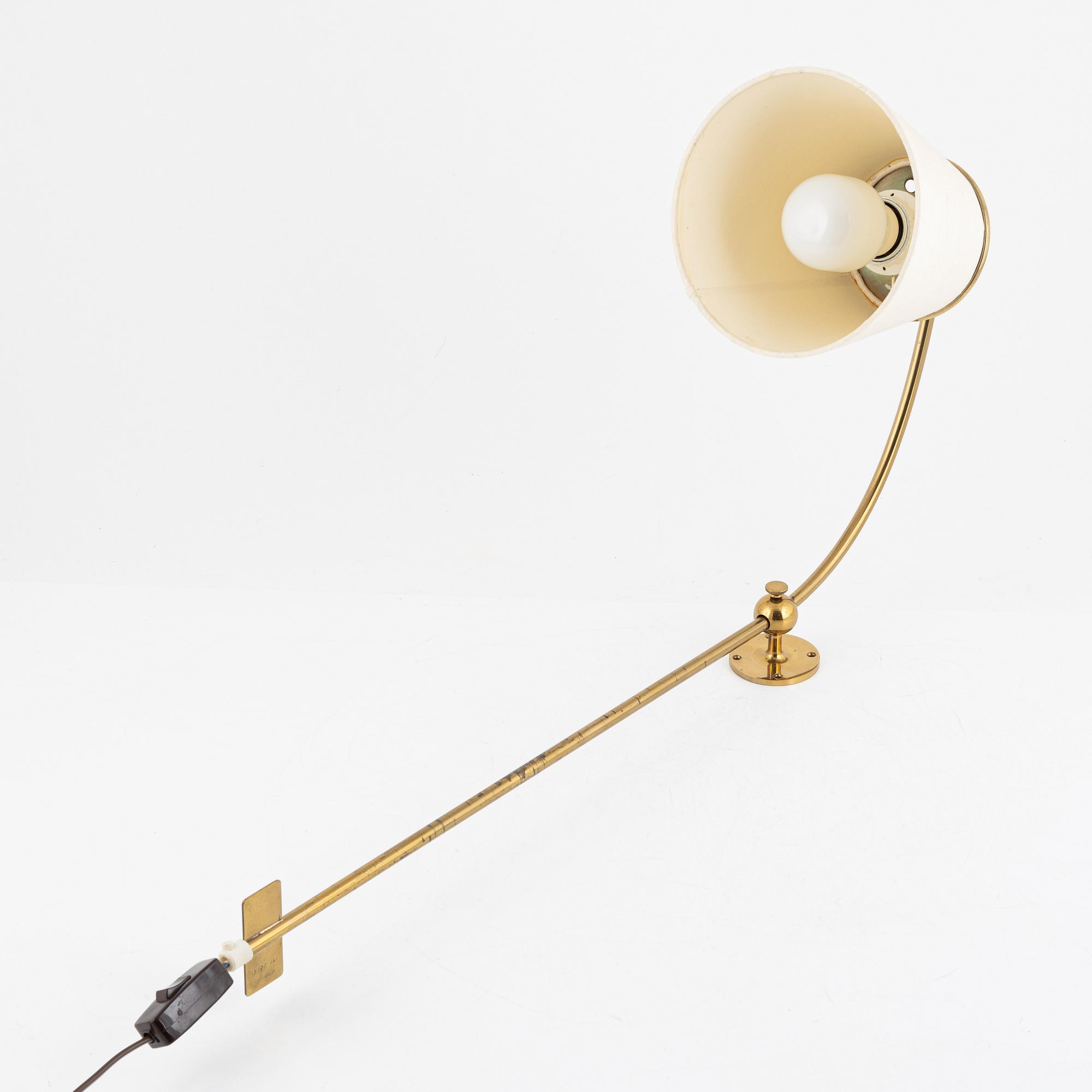 Josef Frank, a model 2600 wall lamp, Svenskt Tenn.