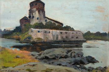 191. Feodor Feodorovitch Buchholz, CASTLE OF ST. OLAF (OLAVINLINNA). БУХГОЛЬЦ, ФЕДОР ФЕДОРОВИЧ (1857-1942)
ЗАМОК ОЛАВИНЛИННА.