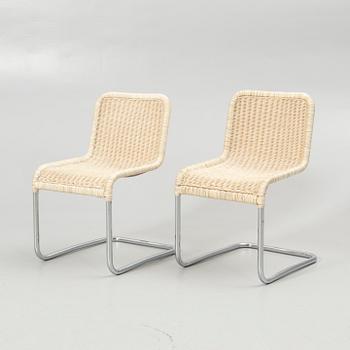 A. Lorenz, chairs, 8, Tecta, second half of the 20th century.