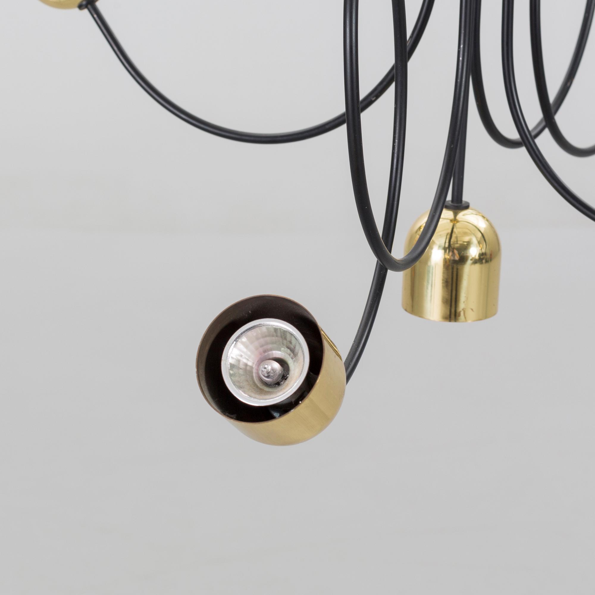 HANS BERGSTRÖM, taklampa "Kronan", Ateljé Lyktan,1990-tal.