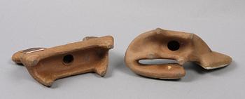 FIGURINER, 2 st, stengods, Lisa Larson, Gustavsberg.