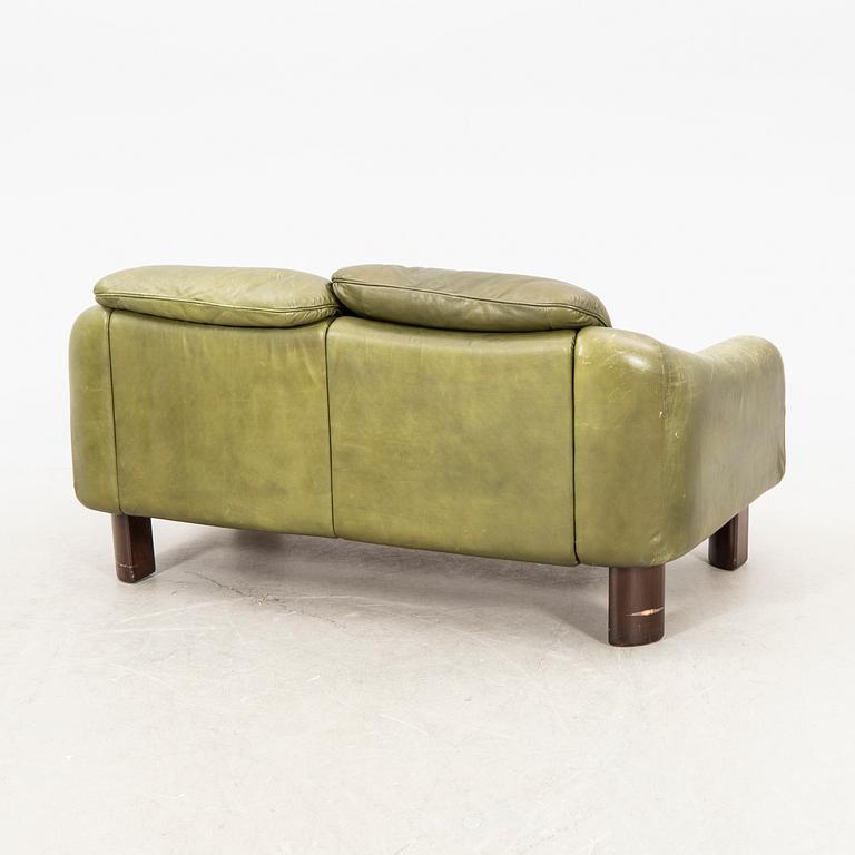 Two sofas, leather, 1970s.