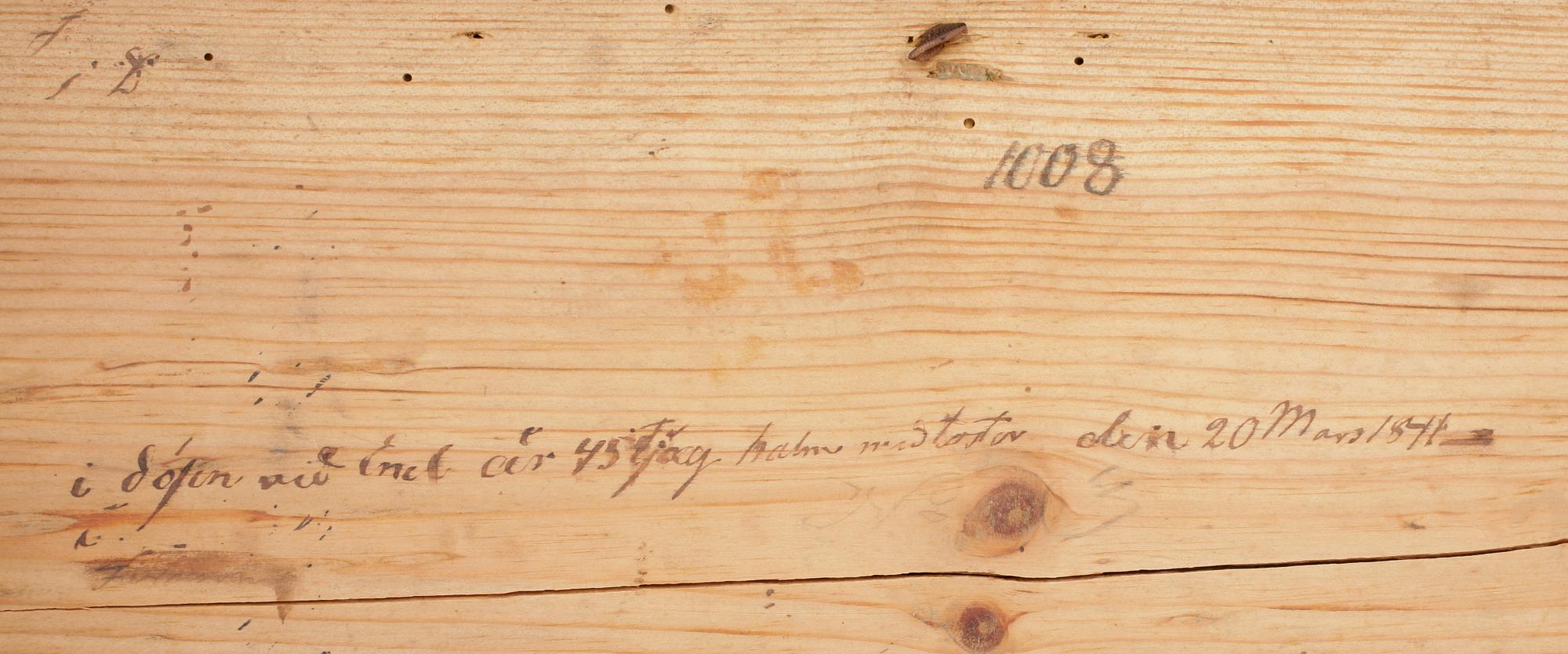 SKRIVSCHATULL, sengustavianskt, 1800-talets början.