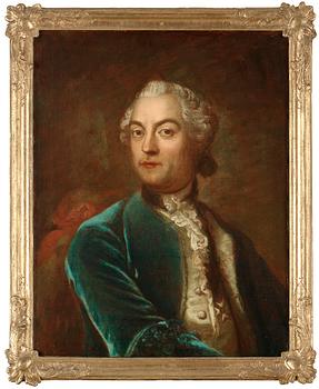 334. Karl Fredrik Brander Attributed to, "Count Nils Adam Bielke" (1724-1792).