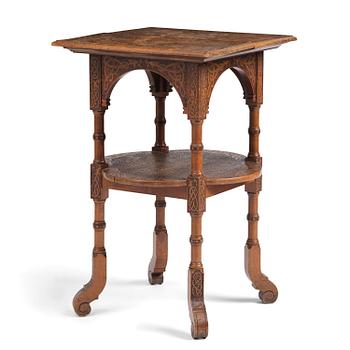 86. Table, probably Norway, Old Norse style, late 19th century.