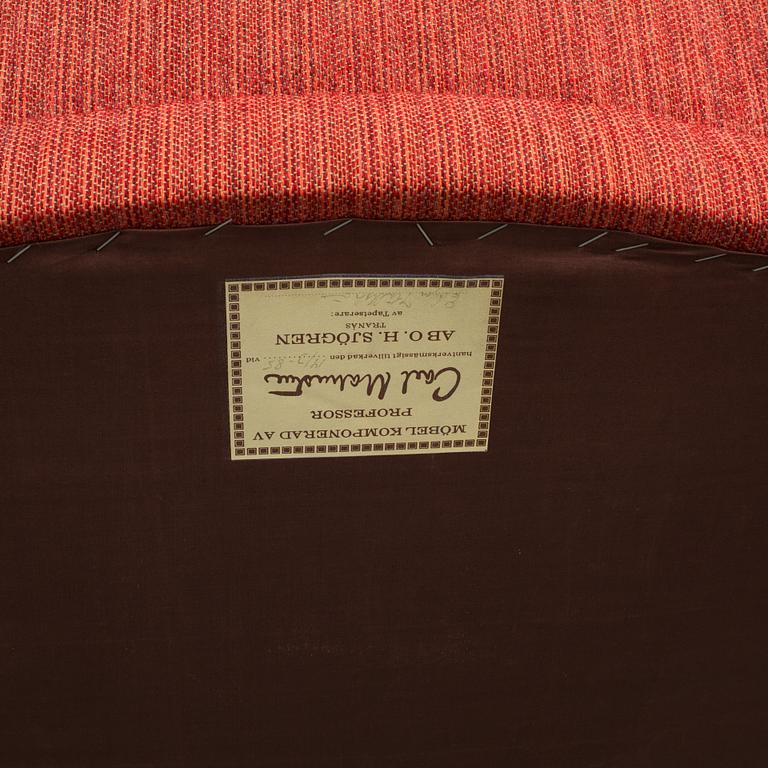 FÅTÖLJ, "Farmor", Carl Malmsten, AB O.H. Sjögren, Tranås, 1900-talets andra hälft.