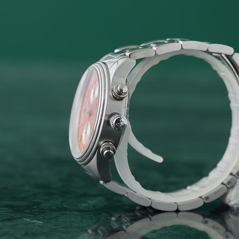 SJÖÖ SANDSTRÖM, Royal Steel, chronograph, wristwatch, 42 mm,