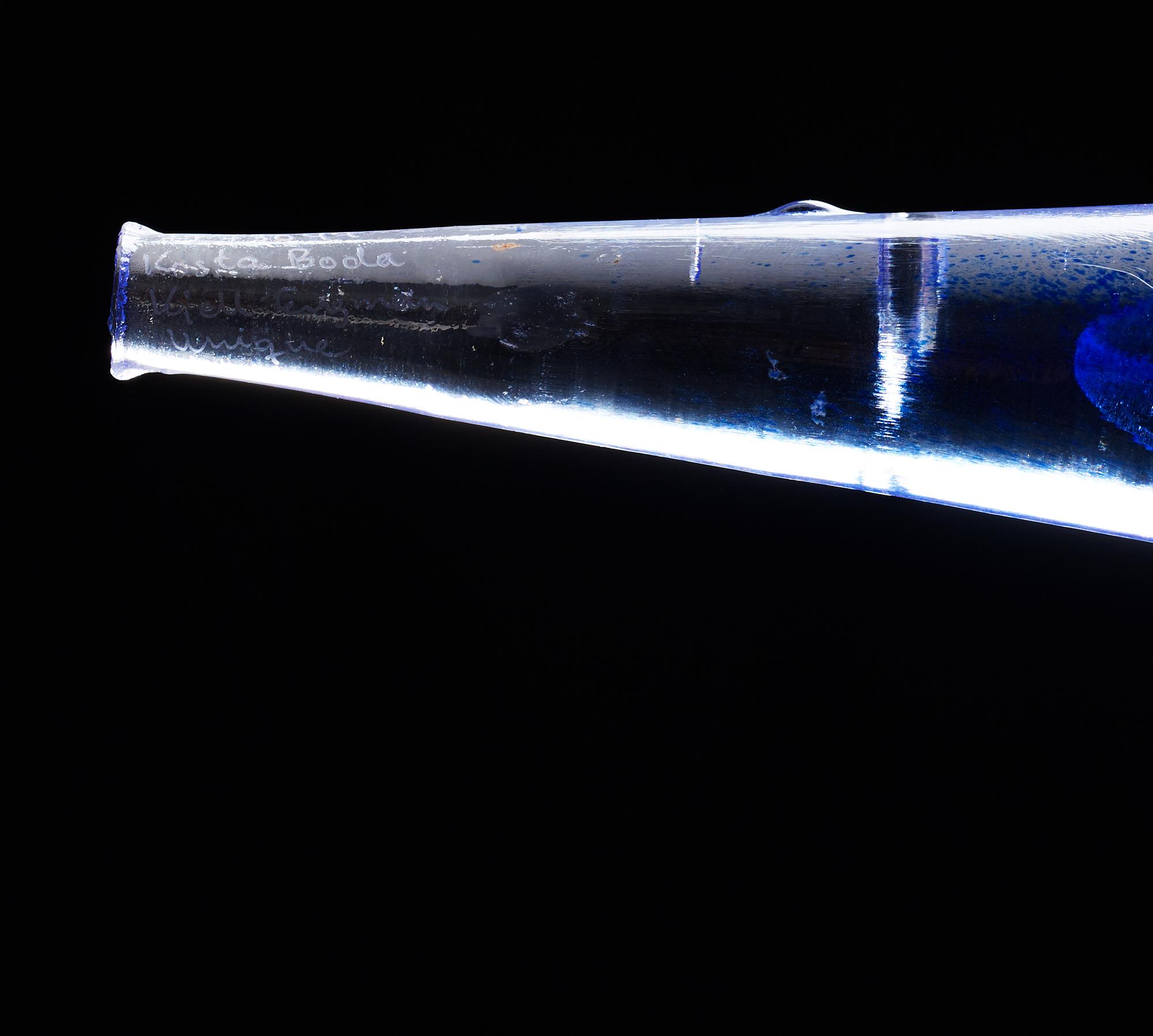 Kjell Engman, glasskulptur, Kosta Boda, unik.