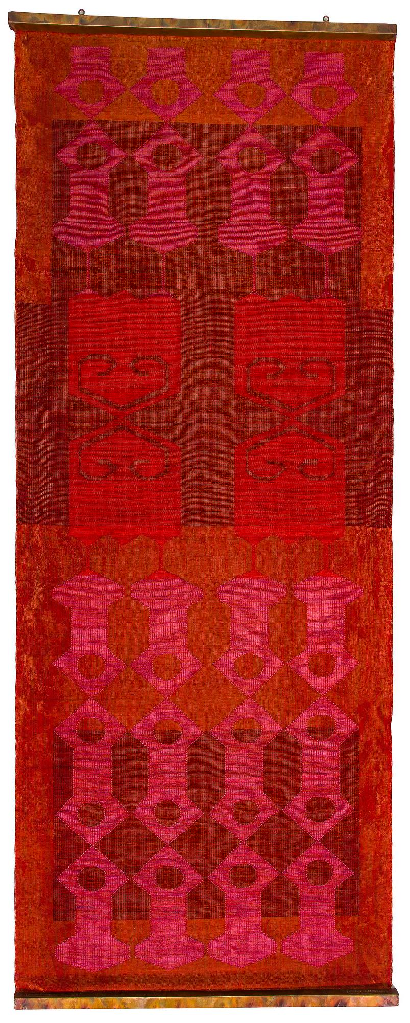 Viena Mertsalmi, tapestry, signed and dated 1968.