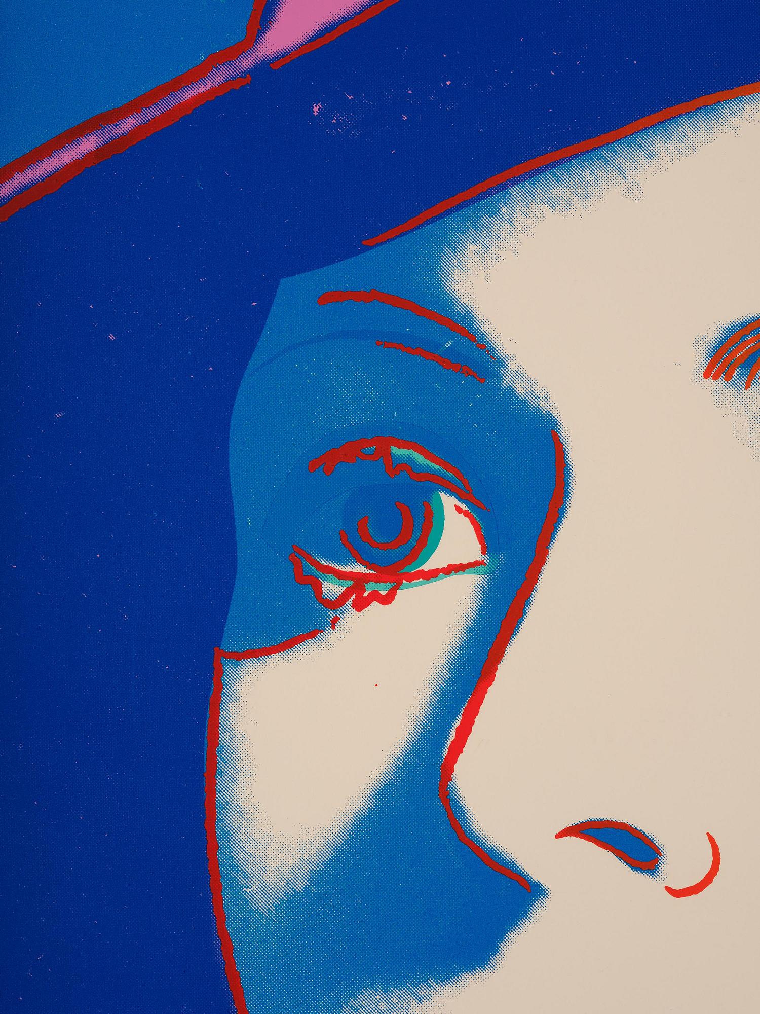 Andy Warhol, "With Hat", from: "Three portraits of Ingrid Bergman".