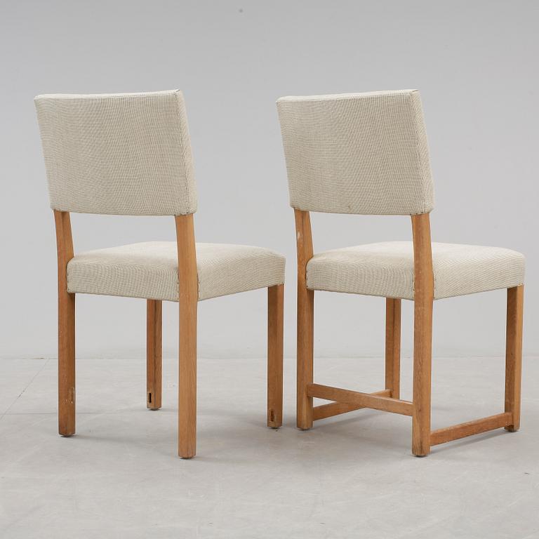 STOLAR, ett par, Carl Malmsten, för Högsta Domstolen, 1940-tal.