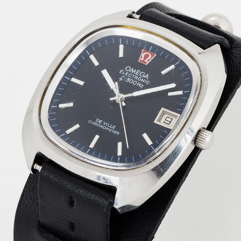 OMEGA, De Ville, Electronic (f 300 HZ), Chronometer, armbandsur, 37,5 (42) mm.