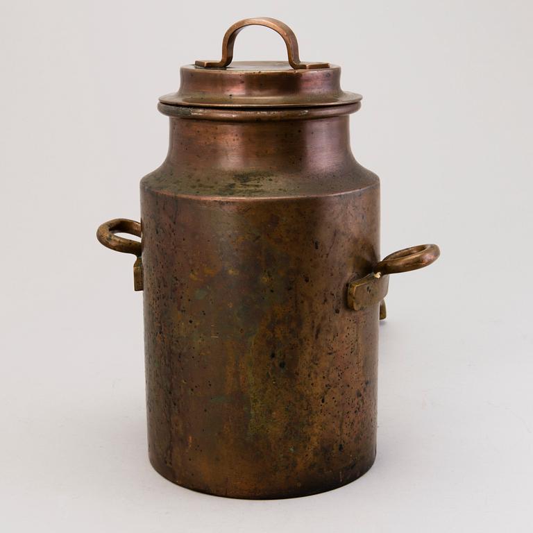 WATER TANK, copper, Russia 1882.