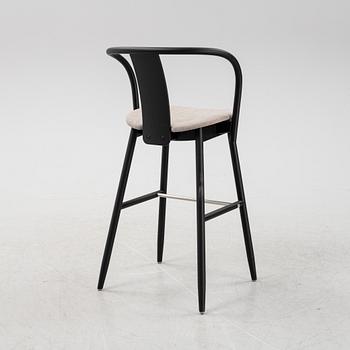 A stained oak 'Icha Bar Chair' by Chris Martin for Massproductions.