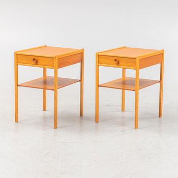 Sängbord, ett par, 1950-60-tal.