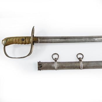 SABEL, för manskap vid kavalleriet, modell 1867-93, Sverige.