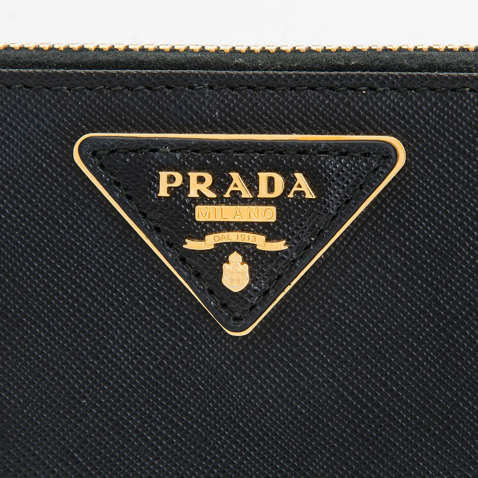Prada, a wallet.
