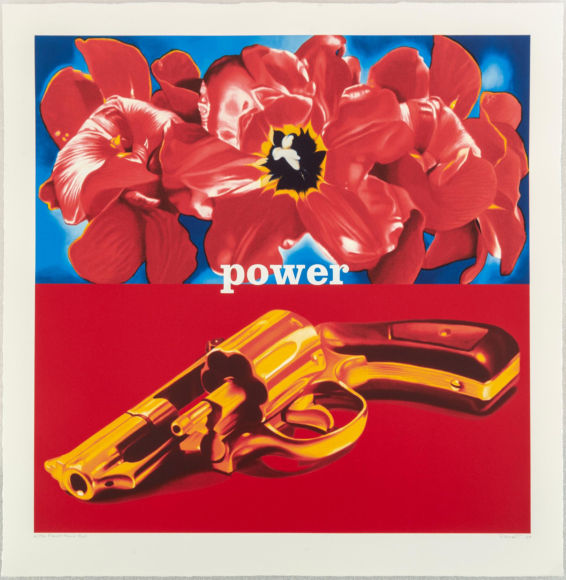 PHILIPPE HUART, färgserigrafi, 2007, signerad 21/50.