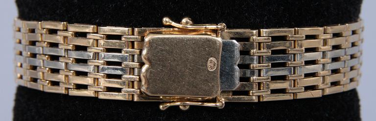 ARMBAND, 18K guld. 29 gram. Till förmån för Stadsmissionen.