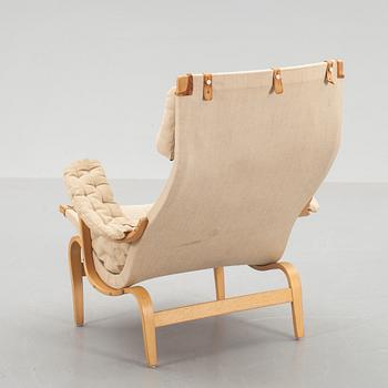 FÅTÖLJ, "Pernilla", Bruno Mathsson, DUX, 1900-talets andra hälft.