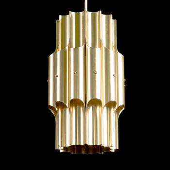 CEILING LIGHT, "Pan", Bent Karlby, manufactured by Lyfa, aluminium, 1970s.