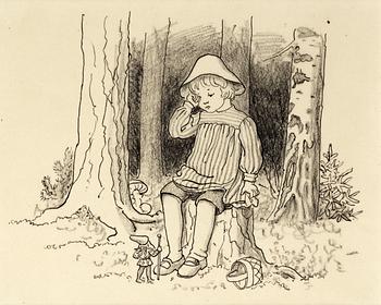 16. Elsa Beskow, "Putte i blåbärsskogen".